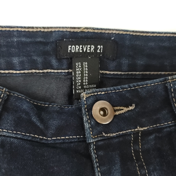 Forever 21 High Waist Jean Shorts Size 26 - Picture 6 of 6